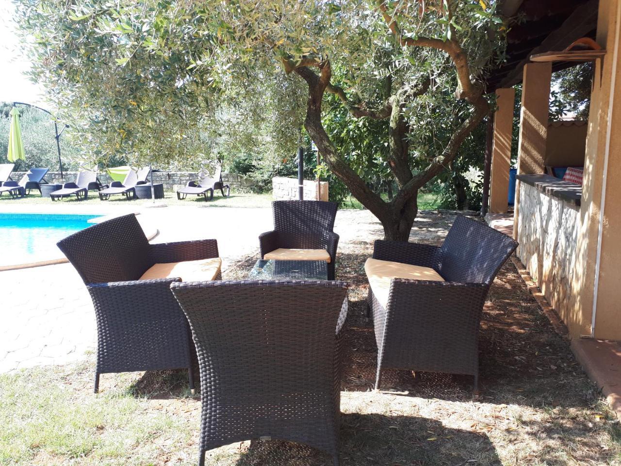 Guesthouse "Barboska" - Big Outdoor Swimming Pool & Private Tennis Court Vodnjan Exterior photo